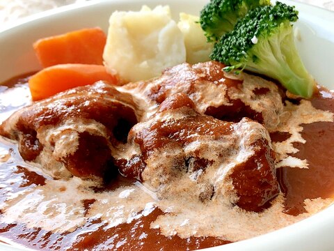 ちょっと贅沢に♡牛タンシチュー♡